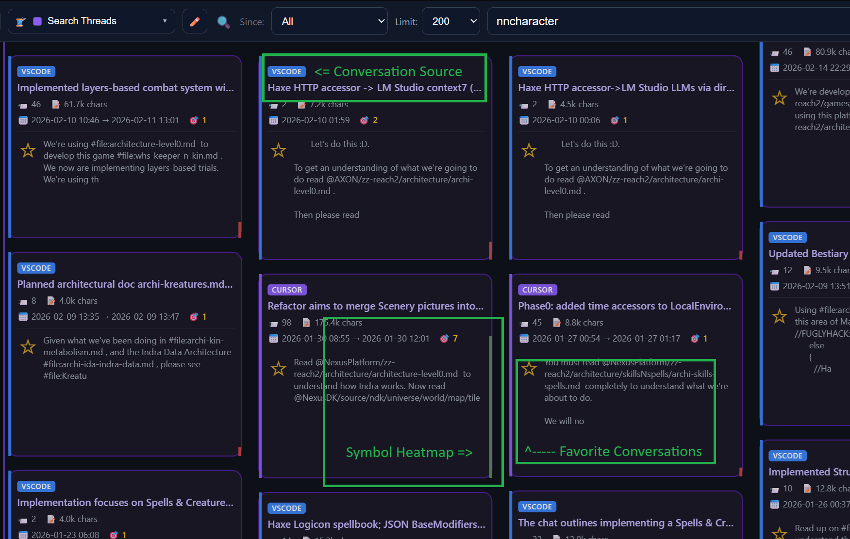 D3 Conversation Viewer threads